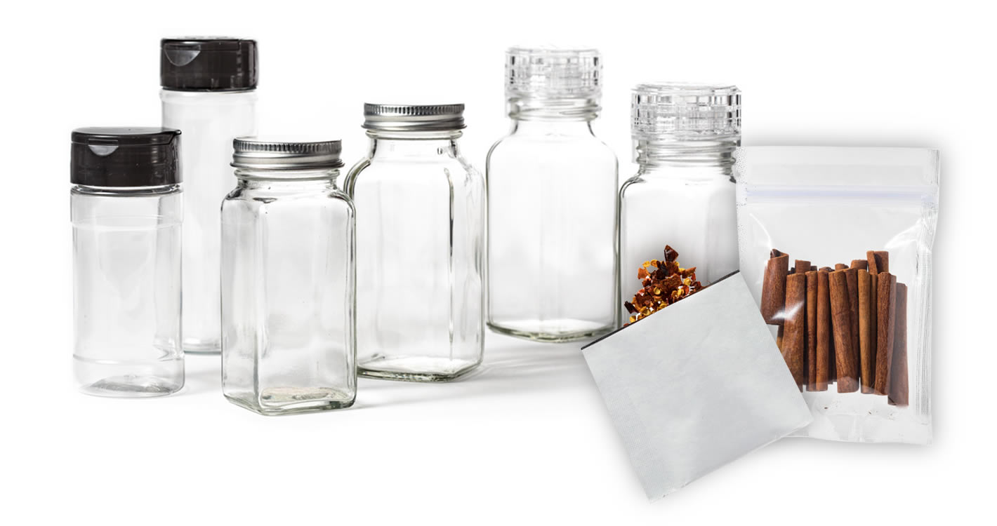 Bottle and packaging samples